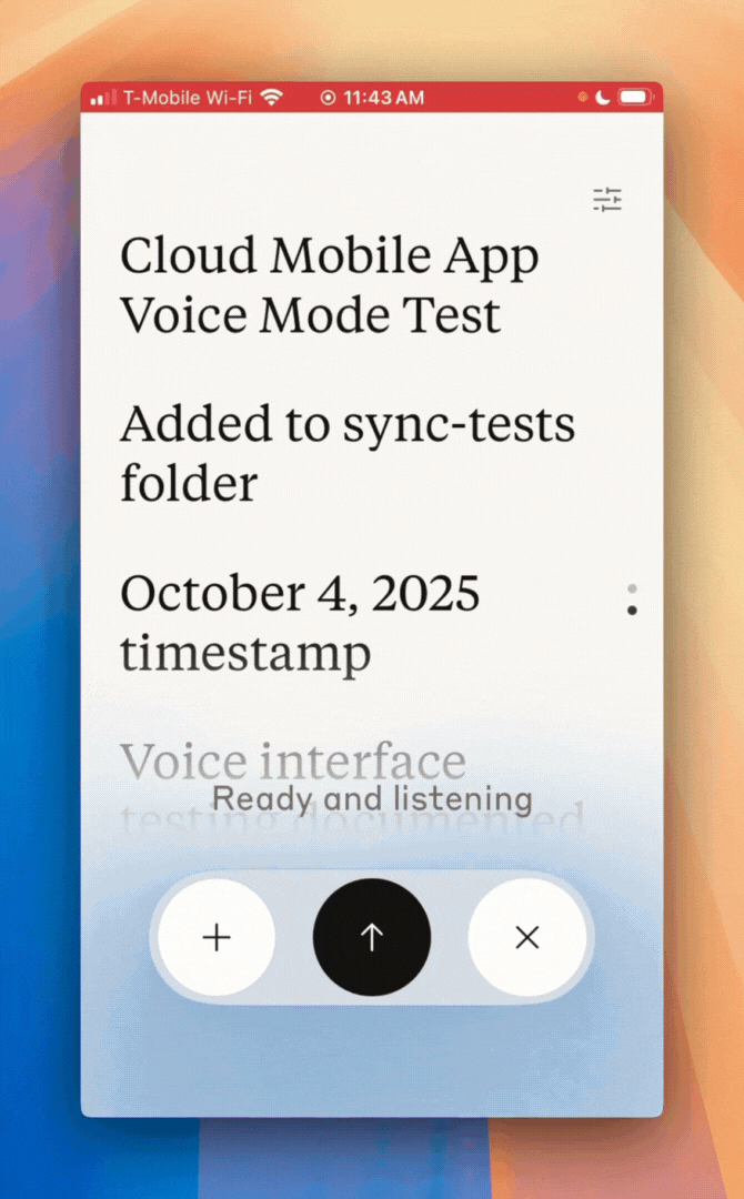 Voice mode with your knowledge